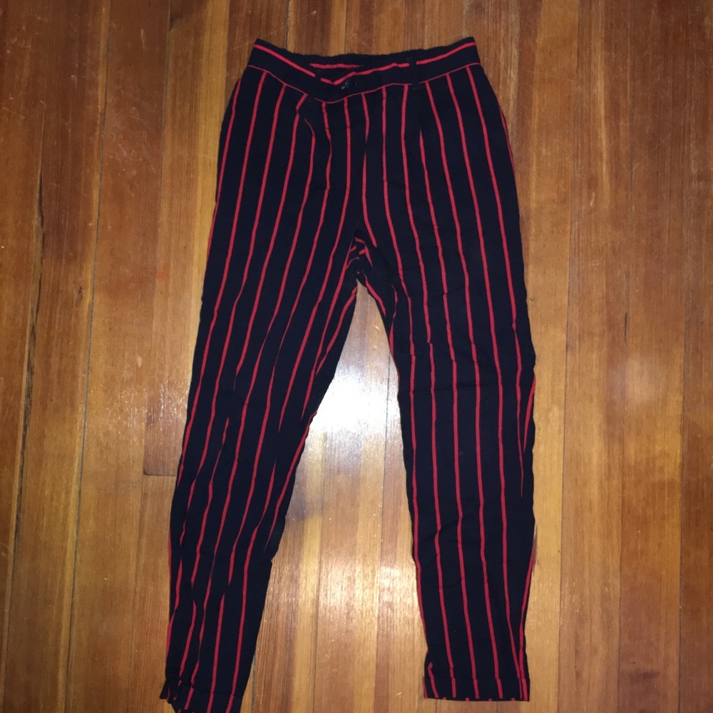Red Striped trousers
